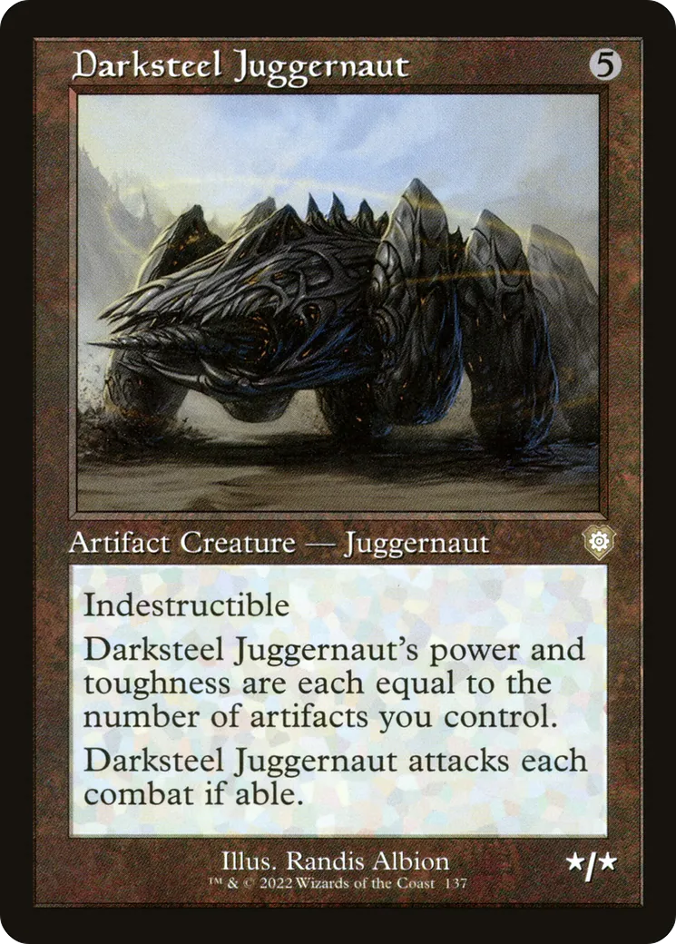 Darksteel Juggernaut — The Brothers' War Commander — Magic: The Gathering