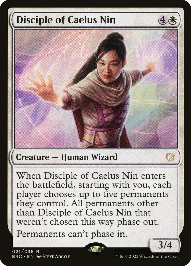 Disciple of Caelus Nin — The Brothers' War Commander — Magic: The Gathering