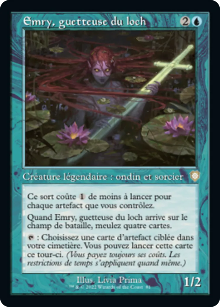 Emry, guetteuse du loch — The Brothers' War Commander — Magic: The Gathering