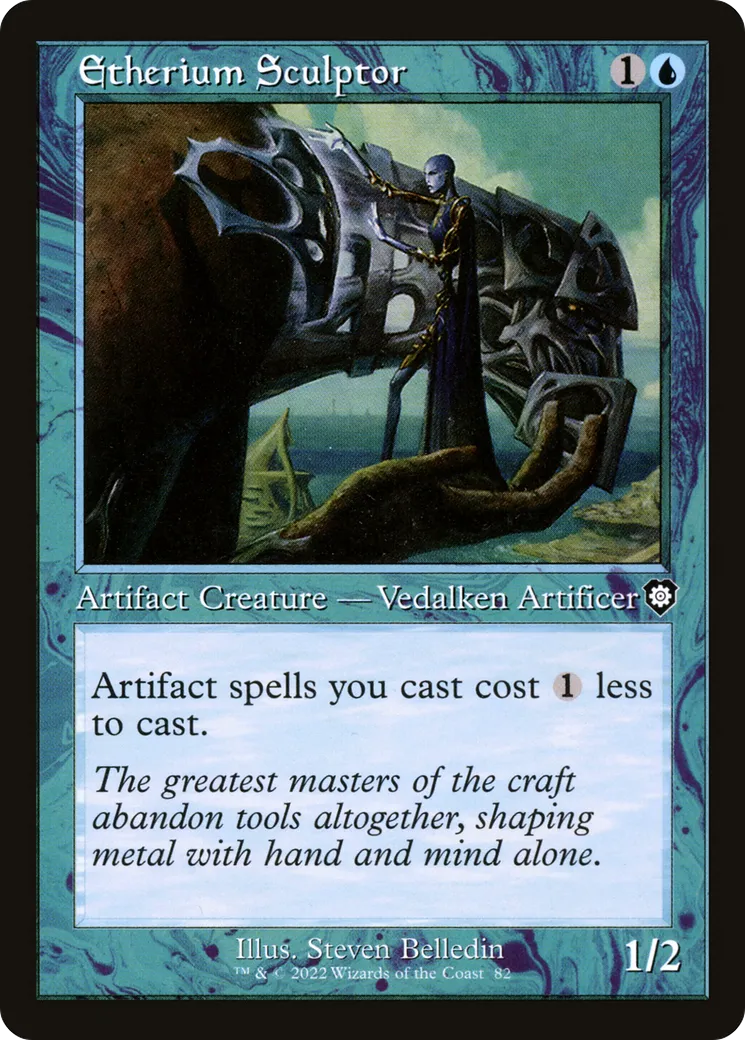 Etherium Sculptor — The Brothers' War Commander — Magic: The Gathering