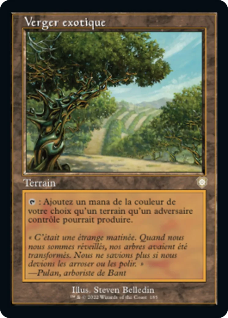 Verger exotique — The Brothers' War Commander — Magic: The Gathering