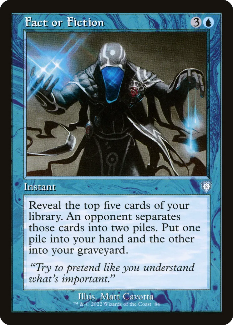 Fact or Fiction — The Brothers' War Commander — Magic: The Gathering