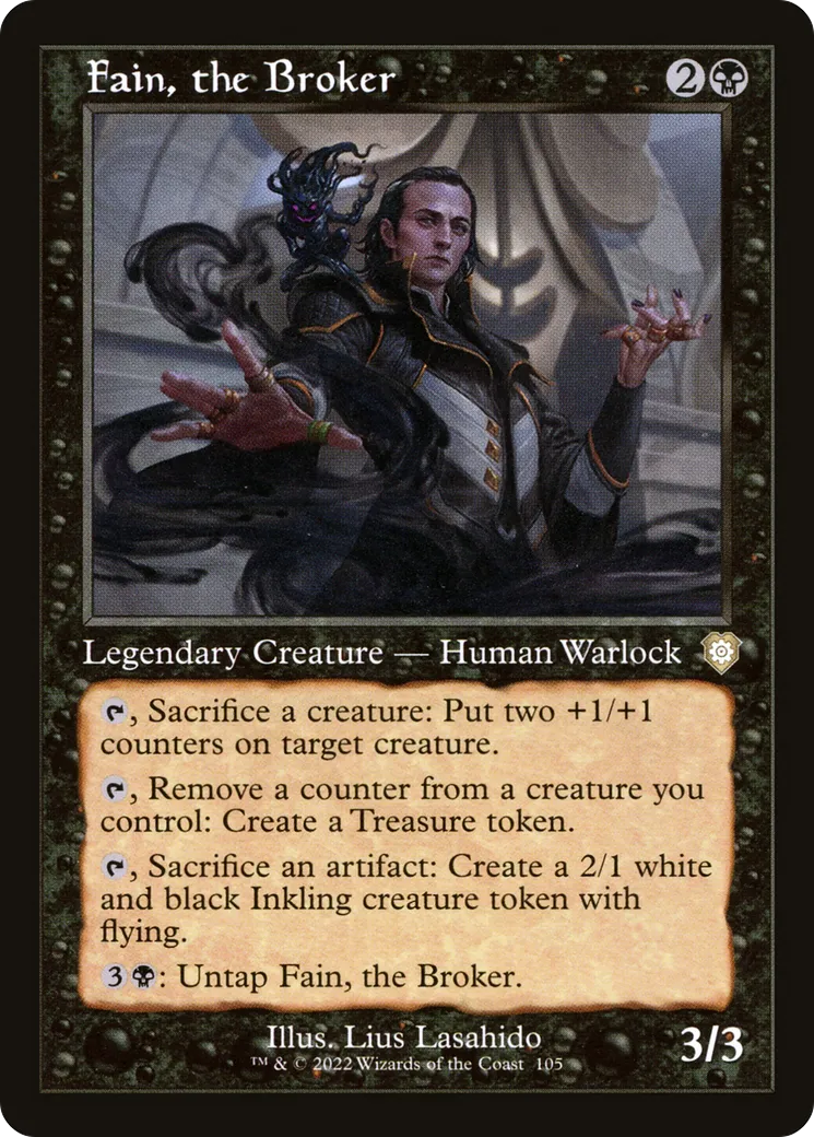 Fain, the Broker — The Brothers' War Commander — Magic: The Gathering