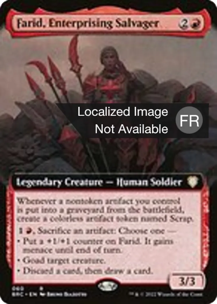 Farid, récupérateur entreprenant — The Brothers' War Commander — Magic: The Gathering