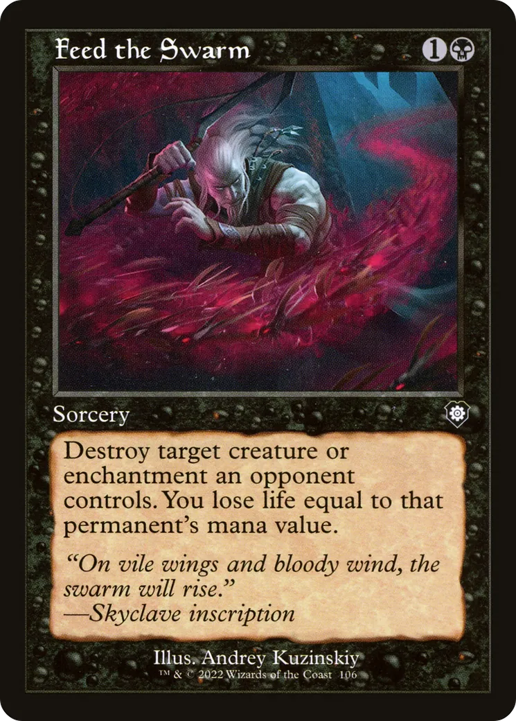 Feed the Swarm — The Brothers' War Commander — Magic: The Gathering