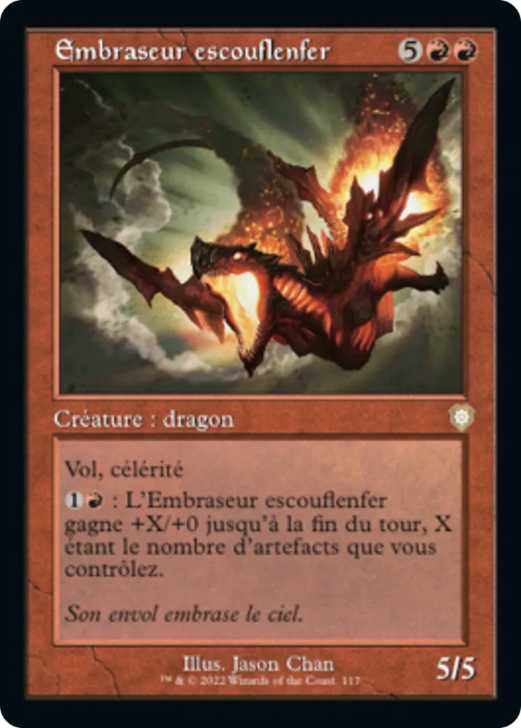 Embraseur escouflenfer — The Brothers' War Commander — Magic: The Gathering