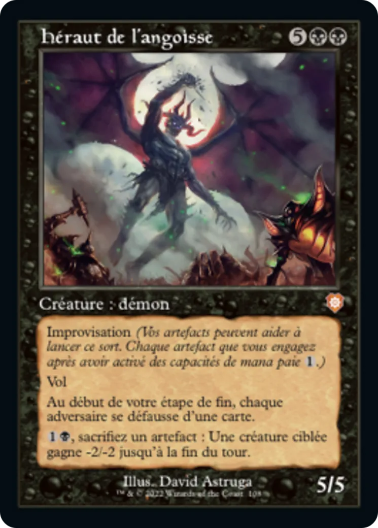 Héraut de l'angoisse — The Brothers' War Commander — Magic: The Gathering