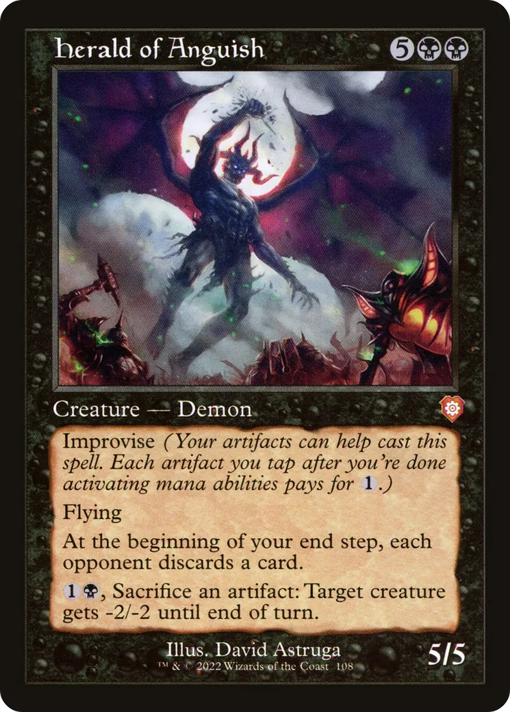 Herald of Anguish — The Brothers' War Commander — Magic: The Gathering