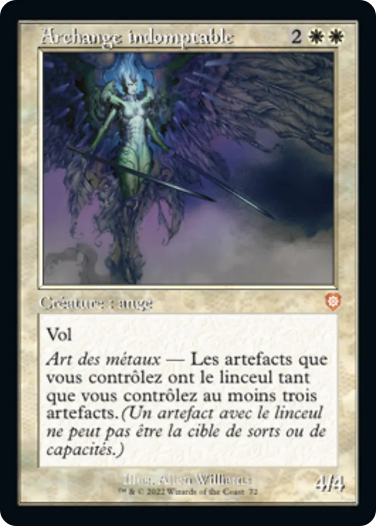 Archange indomptable — The Brothers' War Commander — Magic: The Gathering