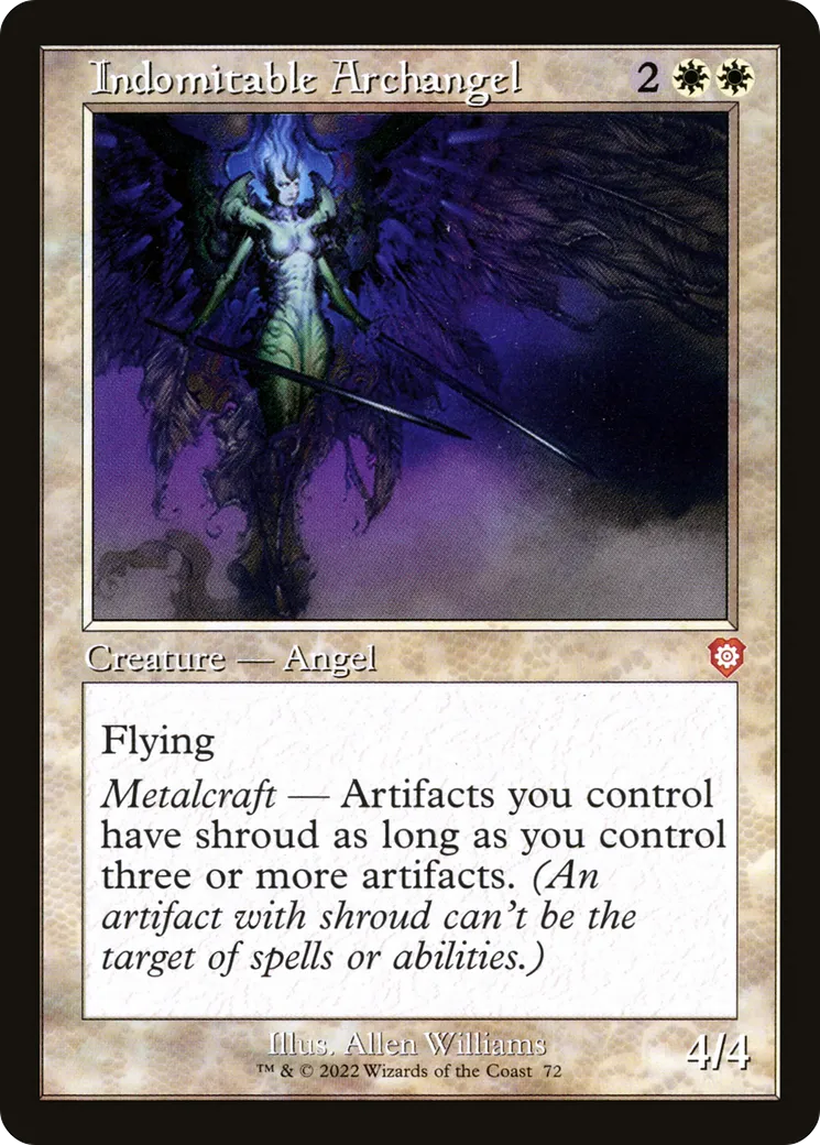 Archange indomptable — The Brothers' War Commander — Magic: The Gathering