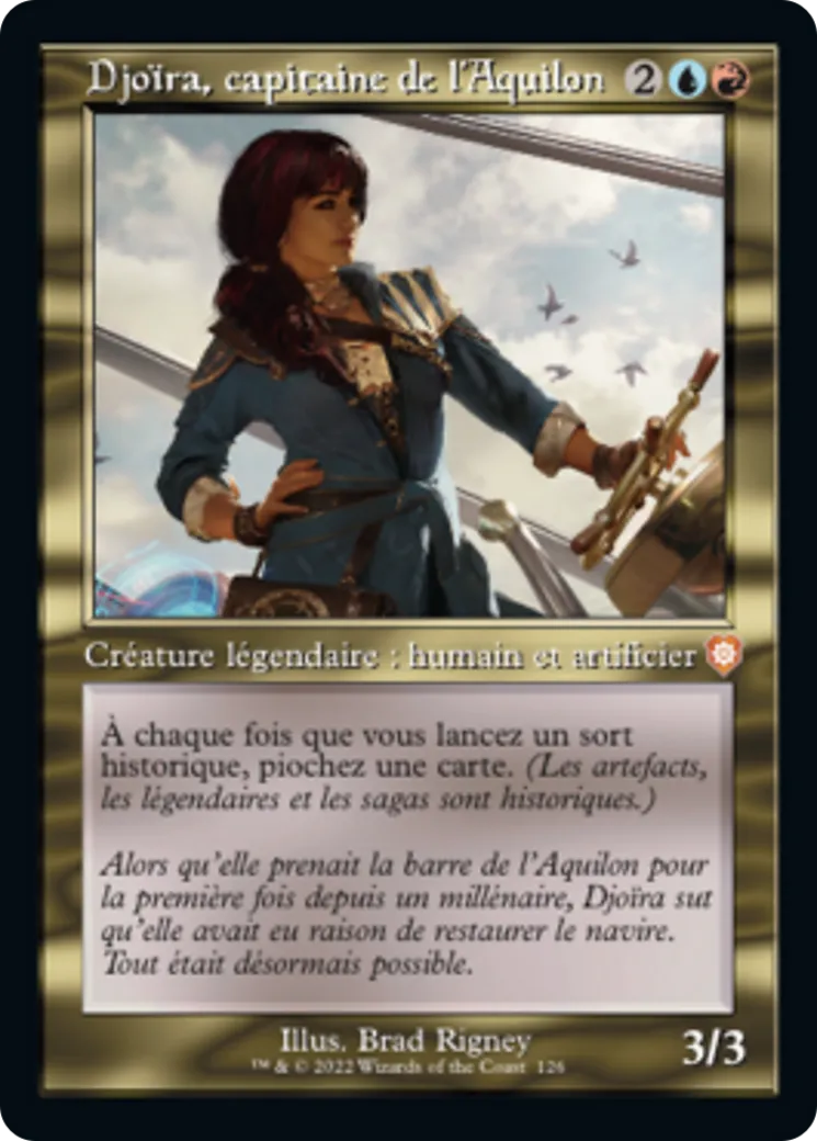 Djoïra, capitaine de l'Aquilon — The Brothers' War Commander — Magic: The Gathering