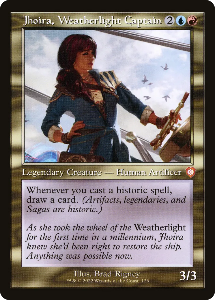 Jhoira, Weatherlight Captain — The Brothers' War Commander — Magic: The Gathering
