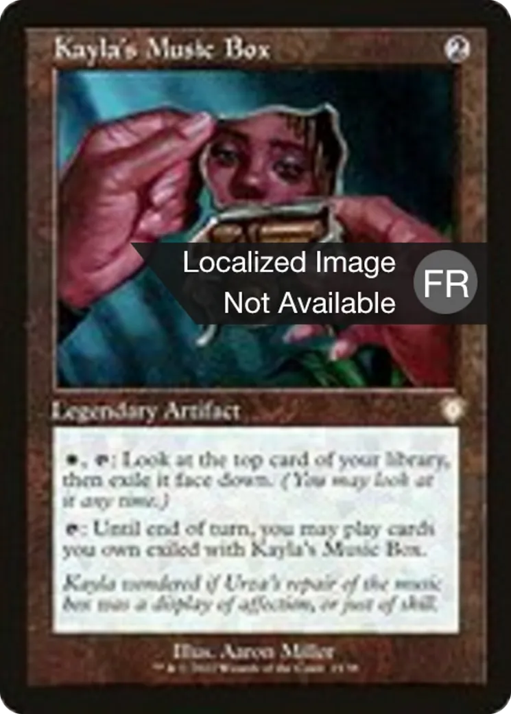Boîte à musique de Kayla — The Brothers' War Commander — Magic: The Gathering