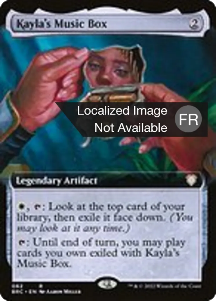 Boîte à musique de Kayla — The Brothers' War Commander — Magic: The Gathering