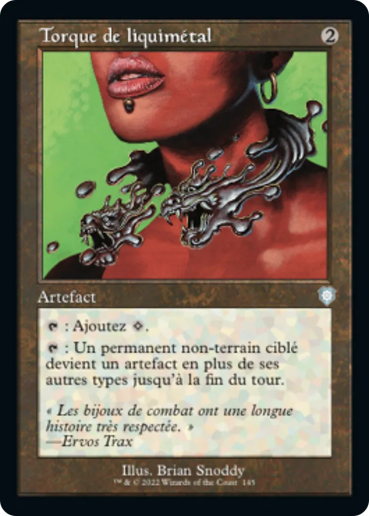 Torque de liquimétal — The Brothers' War Commander — Magic: The Gathering