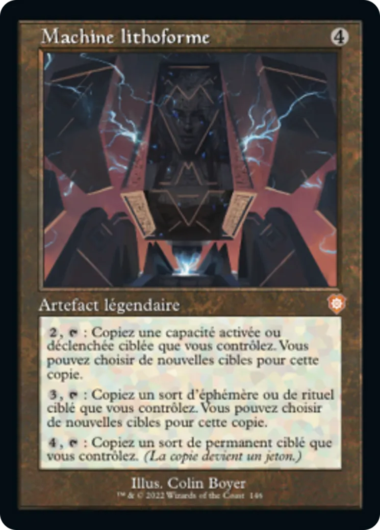 Machine lithoforme — The Brothers' War Commander — Magic: The Gathering