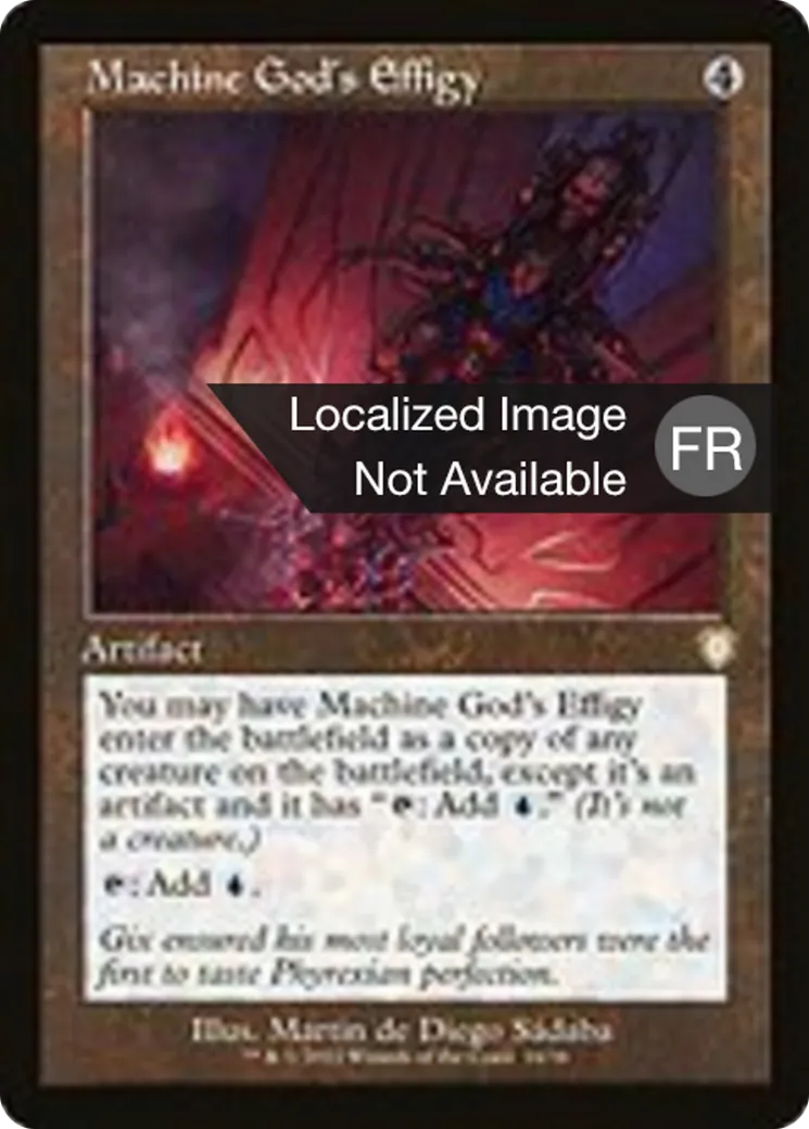 Effigie du Dieu-machine — The Brothers' War Commander — Magic: The Gathering