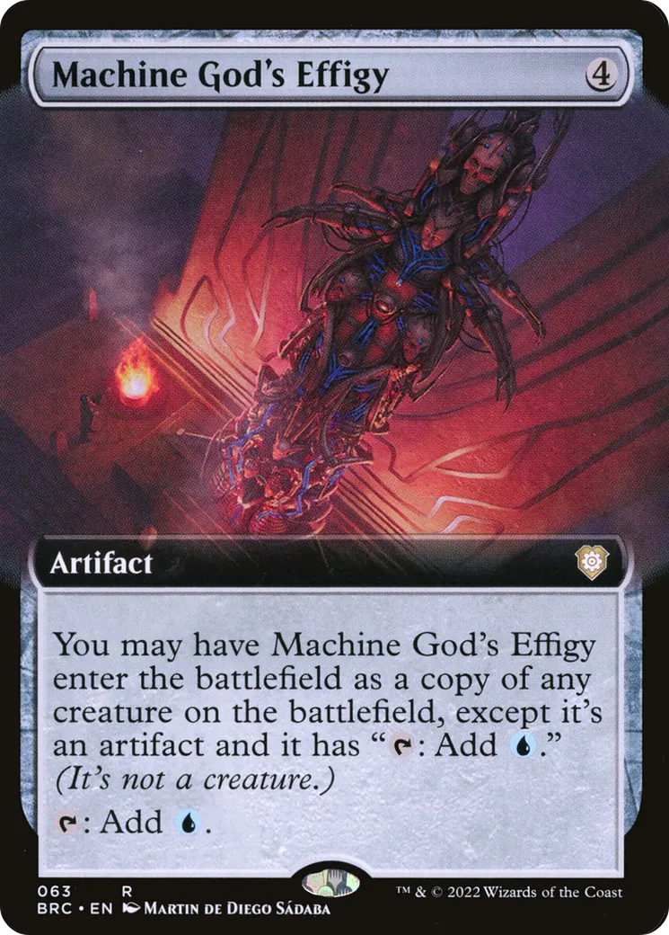 Machine God's Effigy — The Brothers' War Commander — Magic: The Gathering