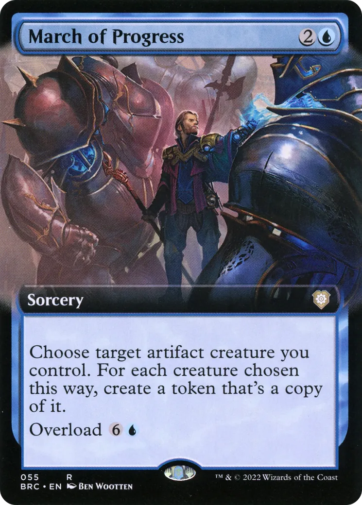 March of Progress — The Brothers' War Commander — Magic: The Gathering