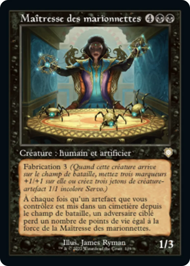 Maîtresse des marionnettes — The Brothers' War Commander — Magic: The Gathering