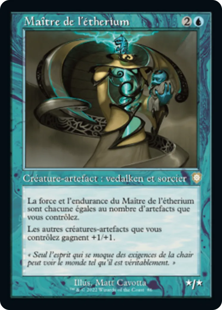 Maître de l'étherium — The Brothers' War Commander — Magic: The Gathering