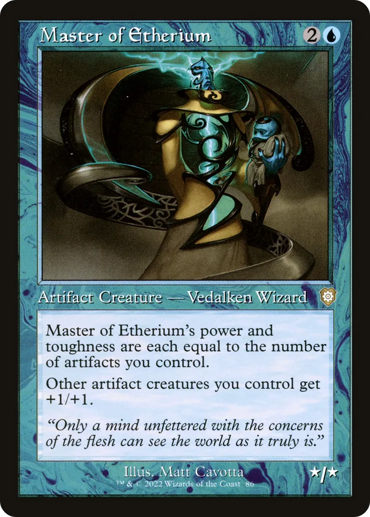 Master of Etherium — The Brothers' War Commander — Magic: The Gathering