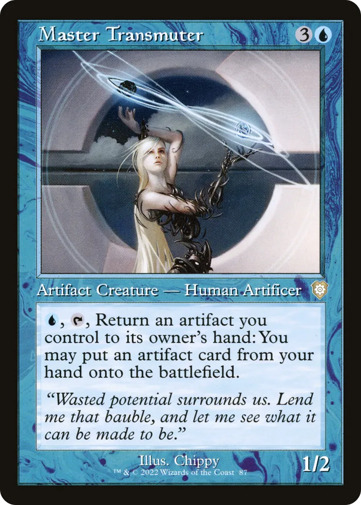 Master Transmuter — The Brothers' War Commander — Magic: The Gathering