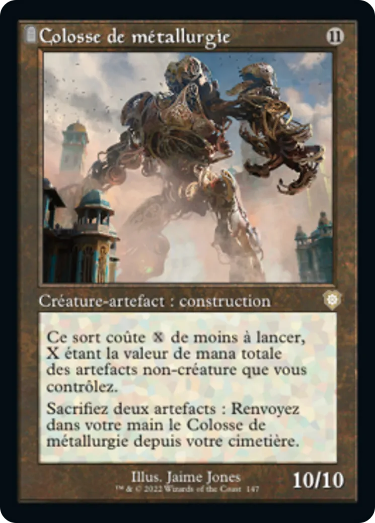 Colosse de métallurgie — The Brothers' War Commander — Magic: The Gathering