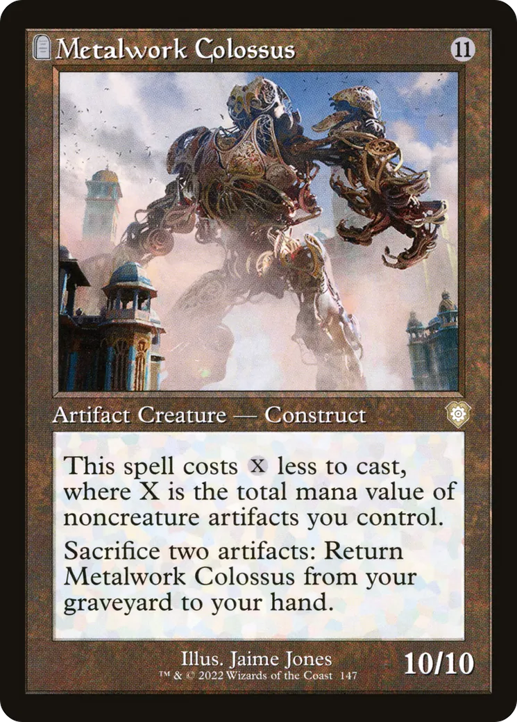 Metalwork Colossus — The Brothers' War Commander — Magic: The Gathering