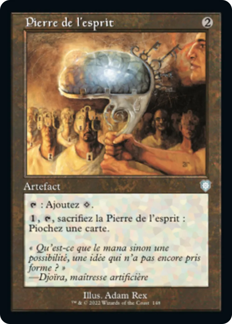 Pierre de l'esprit — The Brothers' War Commander — Magic: The Gathering