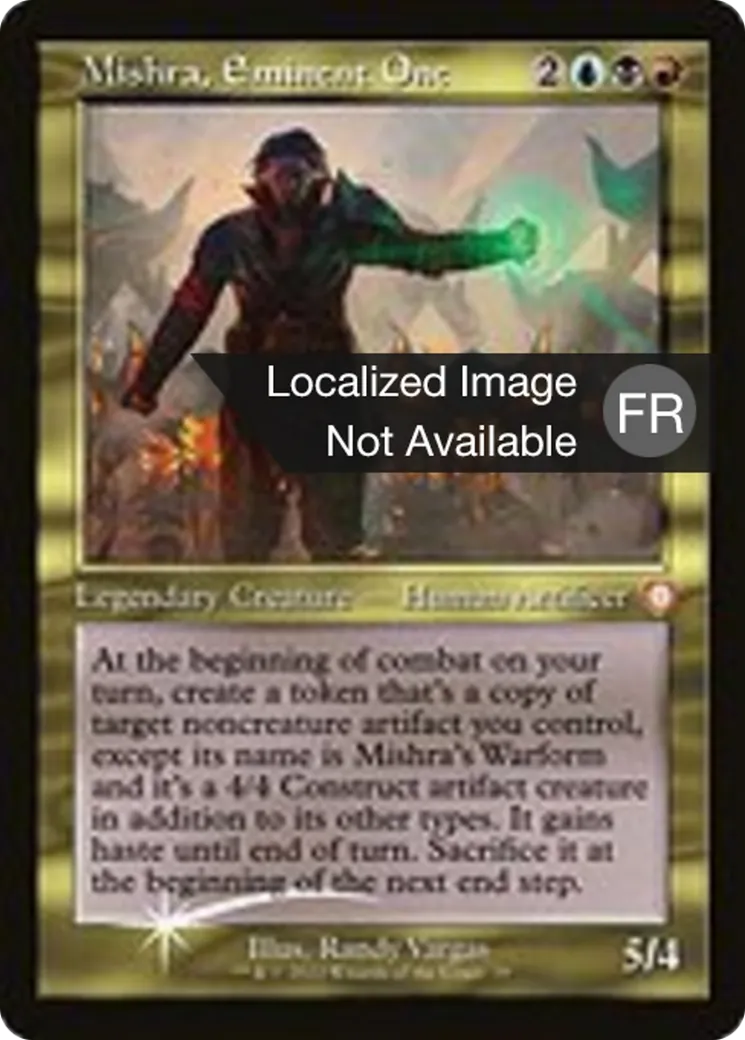 Mishra, l'éminent — The Brothers' War Commander — Magic: The Gathering