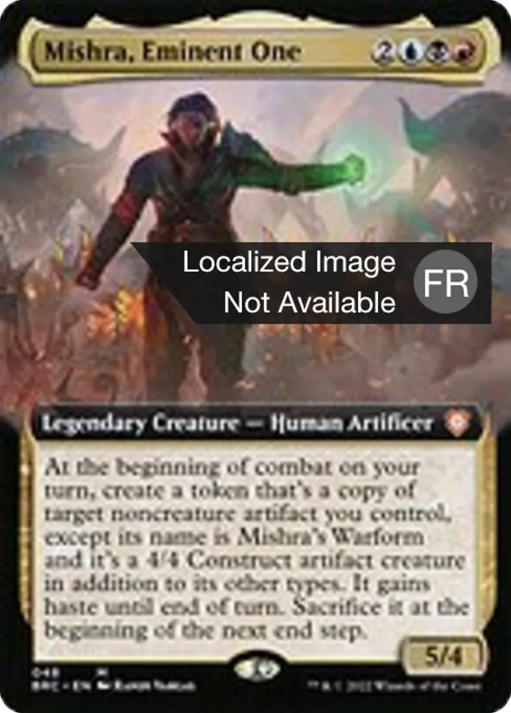 Mishra, l'éminent — The Brothers' War Commander — Magic: The Gathering