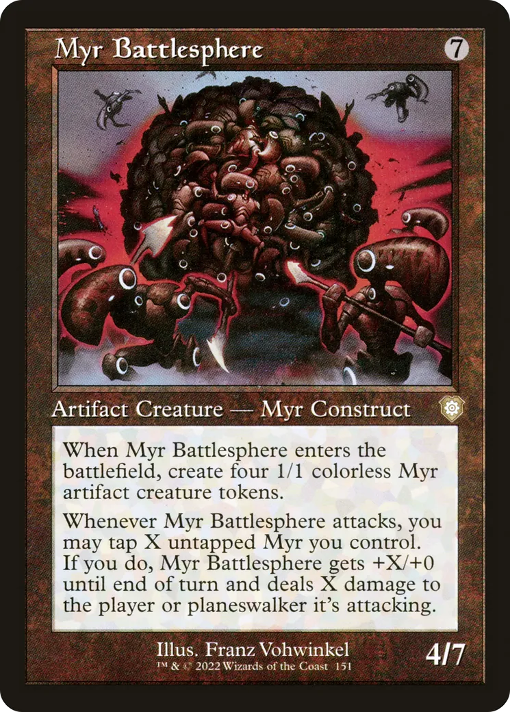 Myr Battlesphere — The Brothers' War Commander — Magic: The Gathering