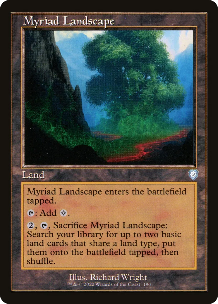 Myriad Landscape — The Brothers' War Commander — Magic: The Gathering