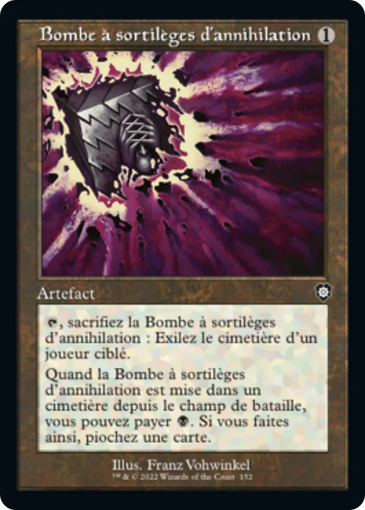 Bombe à sortilèges d'annihilation — The Brothers' War Commander — Magic: The Gathering