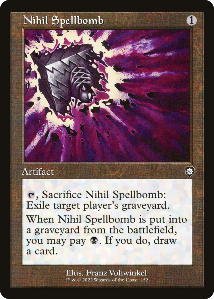 Nihil Spellbomb — The Brothers' War Commander — Magic: The Gathering