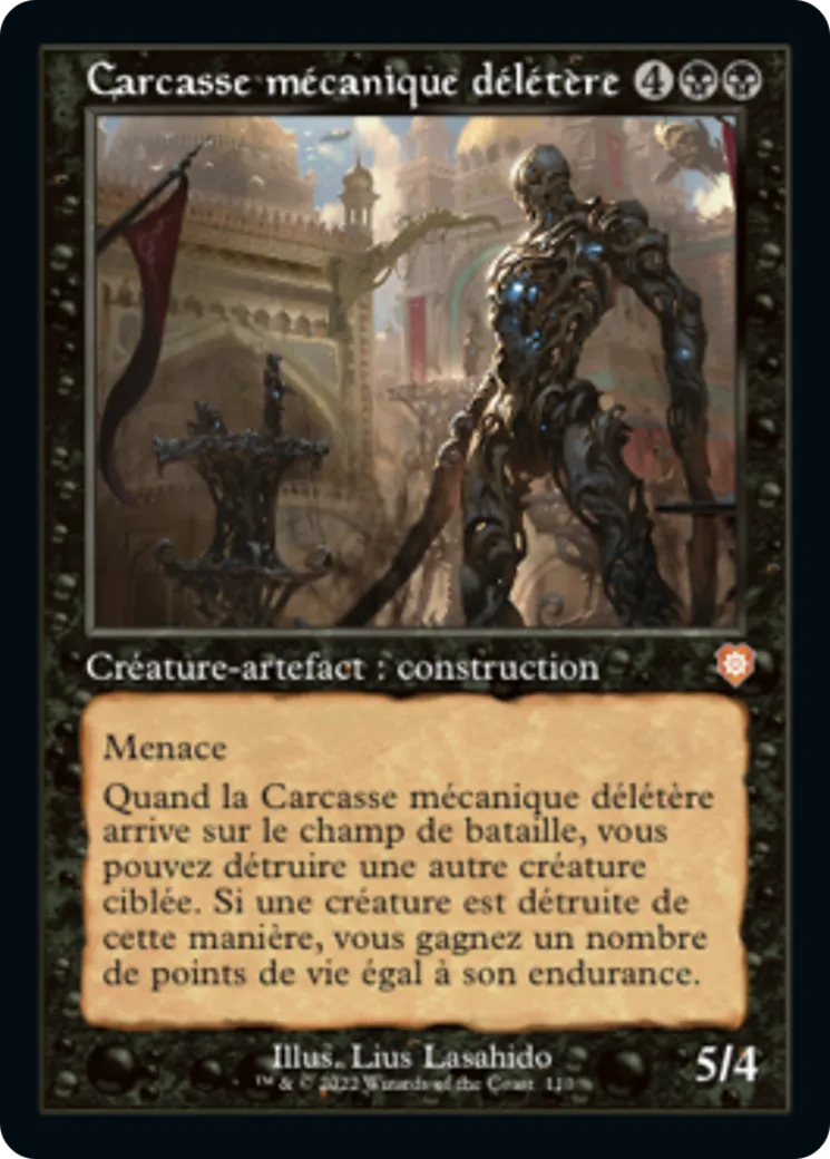 Carcasse mécanique délétère — The Brothers' War Commander — Magic: The Gathering