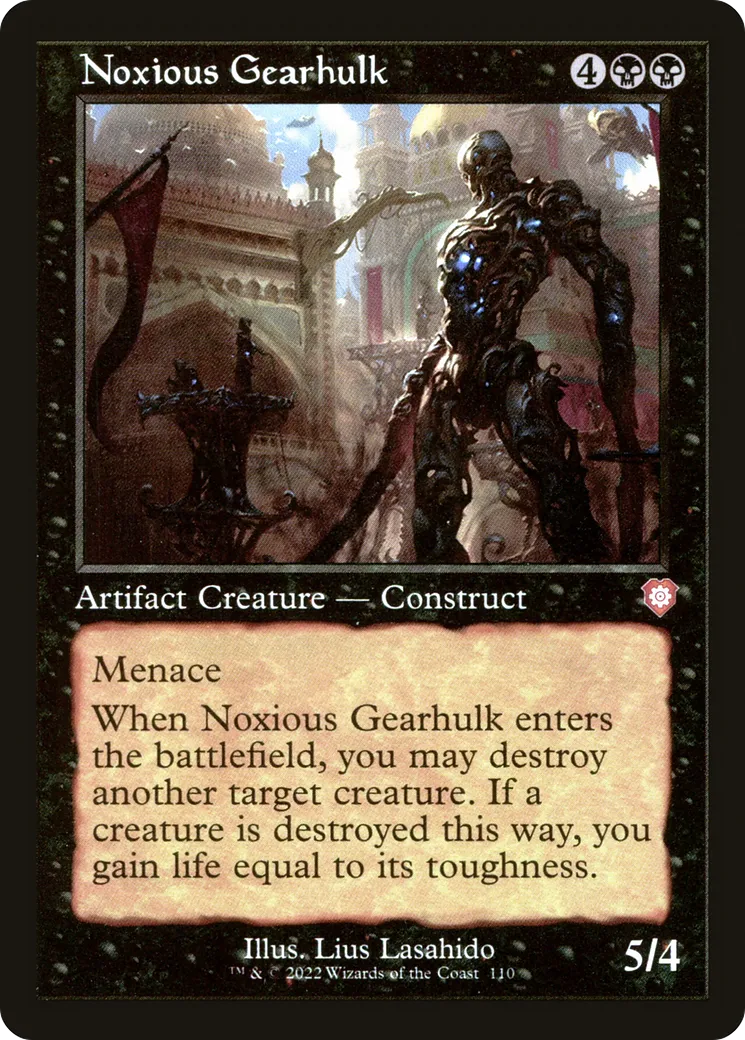 Noxious Gearhulk — The Brothers' War Commander — Magic: The Gathering