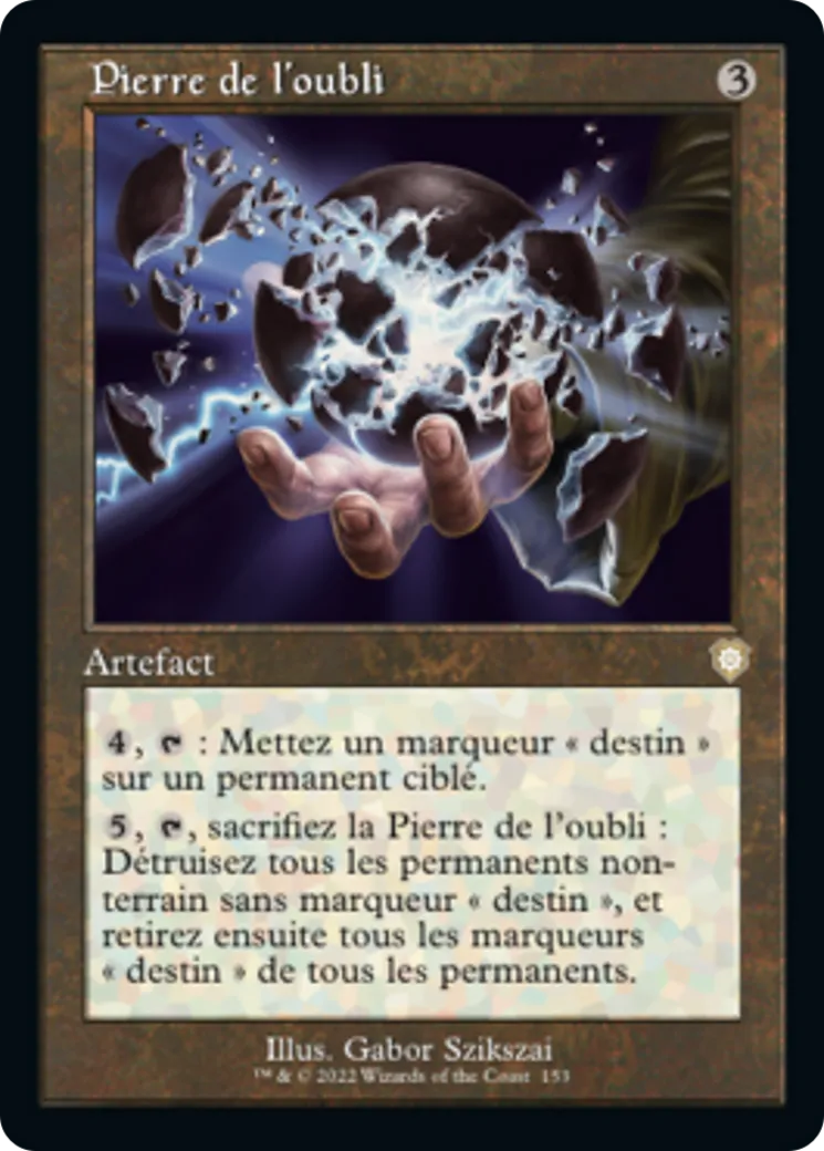 Pierre de l'oubli — The Brothers' War Commander — Magic: The Gathering