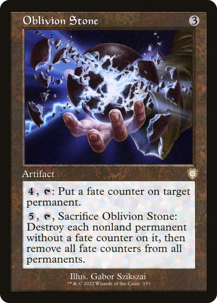 Oblivion Stone — The Brothers' War Commander — Magic: The Gathering