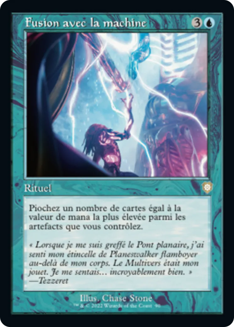 Fusion avec la machine — The Brothers' War Commander — Magic: The Gathering
