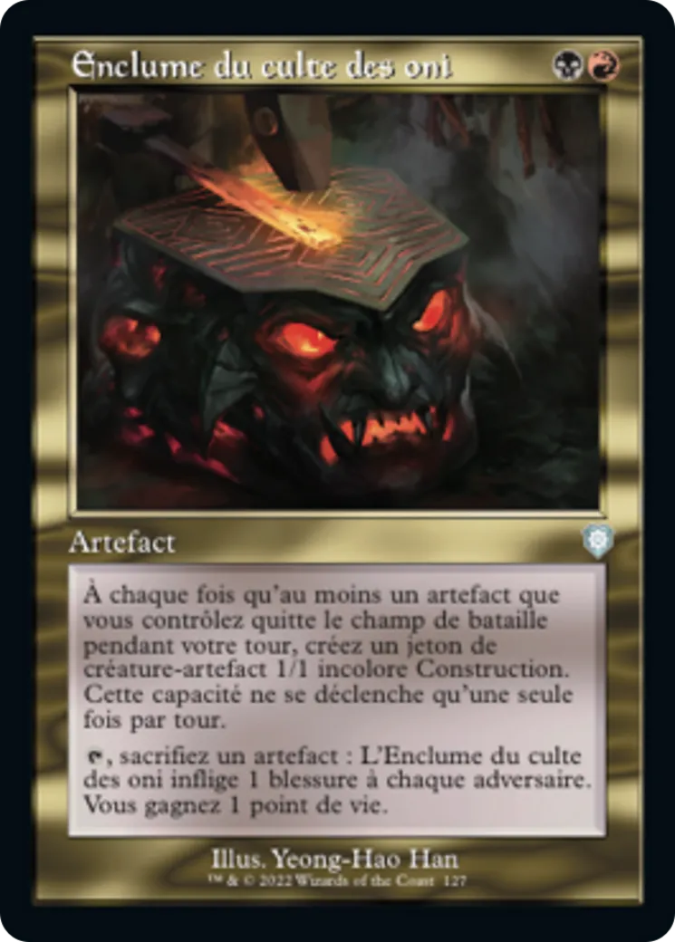 Enclume du culte des oni — The Brothers' War Commander — Magic: The Gathering
