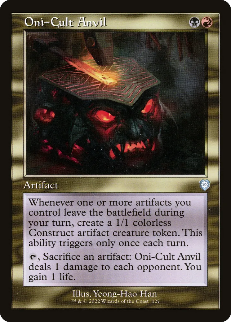 Enclume du culte des oni — The Brothers' War Commander — Magic: The Gathering