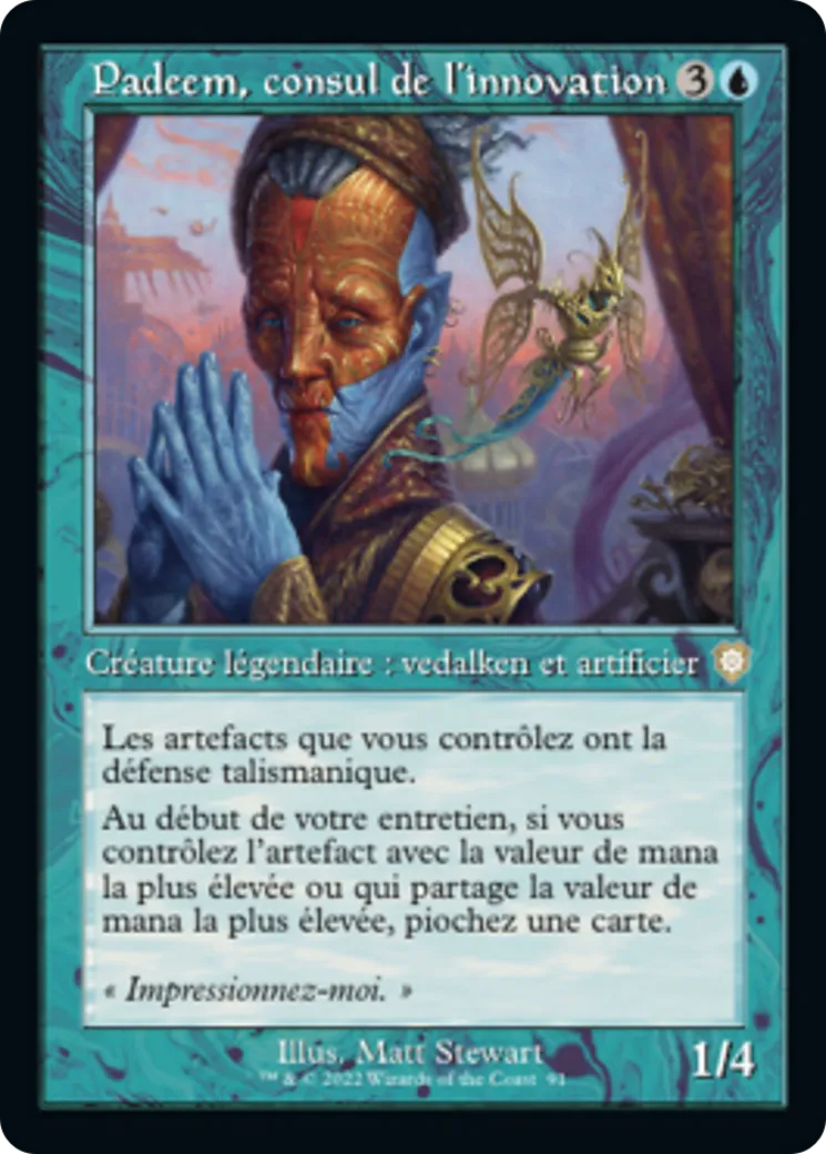 Padeem, consul de l'innovation — The Brothers' War Commander — Magic: The Gathering