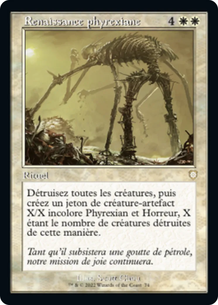 Renaissance phyrexiane — The Brothers' War Commander — Magic: The Gathering