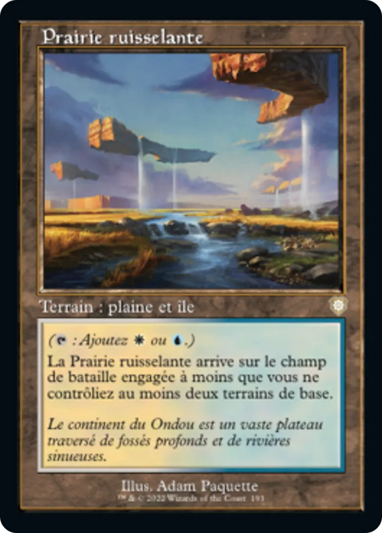 Prairie ruisselante — The Brothers' War Commander — Magic: The Gathering