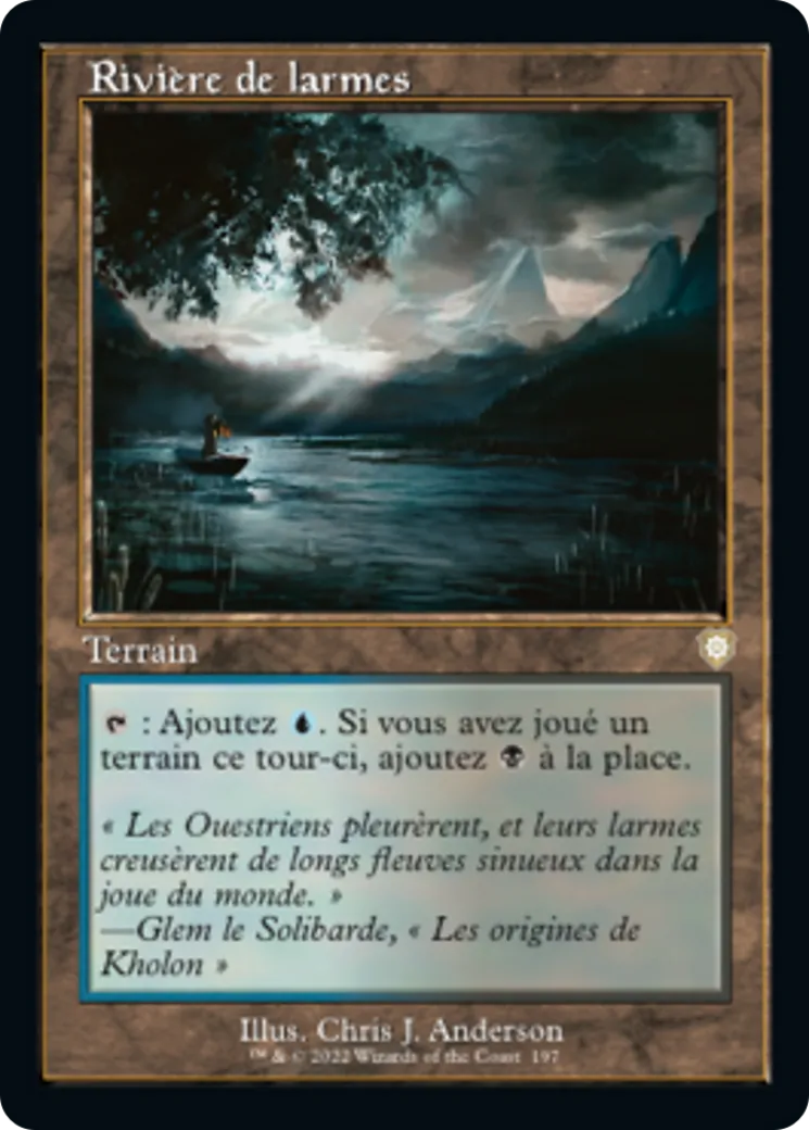 Rivière de larmes — The Brothers' War Commander — Magic: The Gathering