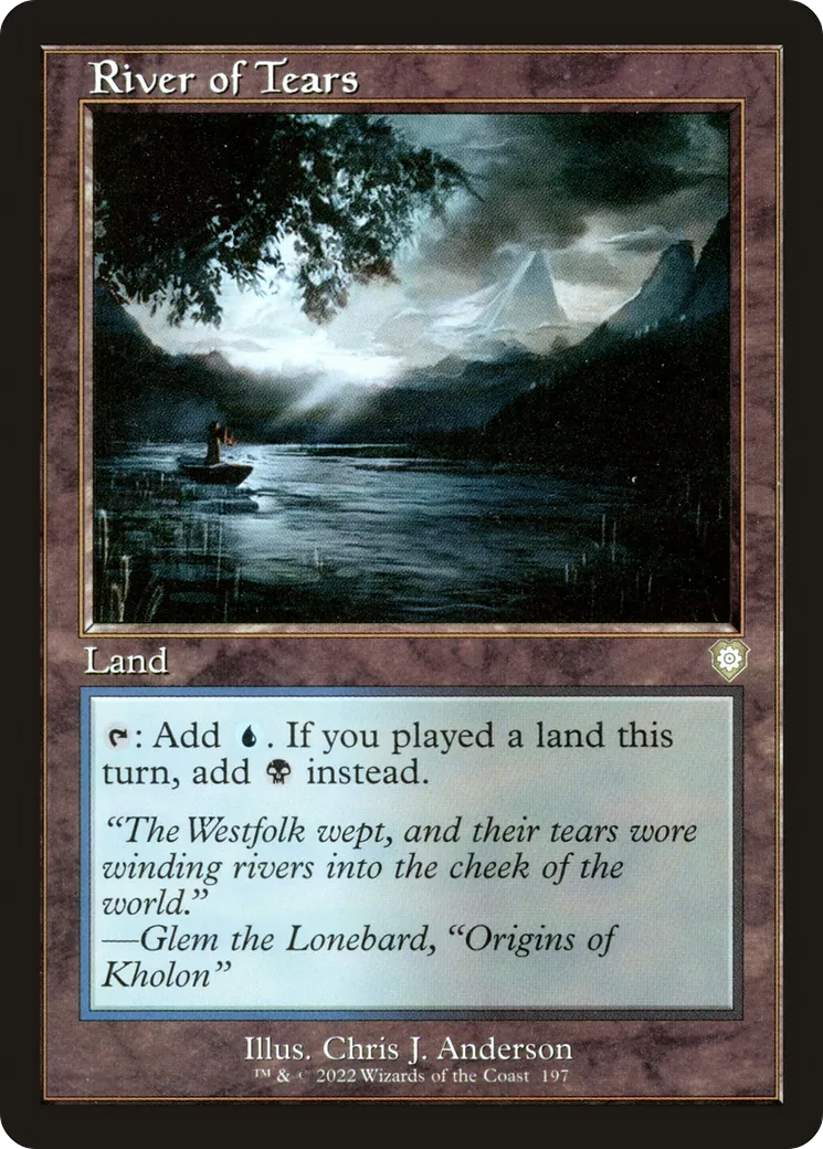 River of Tears — The Brothers' War Commander — Magic: The Gathering