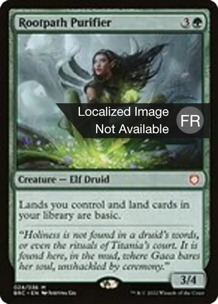 Purificatrice de la Voie des racines from The Brothers' War Commander - Magic: The Gathering