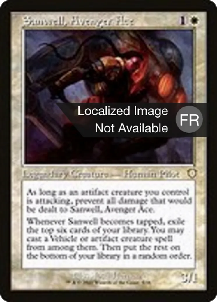 Sanwell, as vengeur — The Brothers' War Commander — Magic: The Gathering